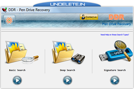 Memory stick data recovery software screenshot