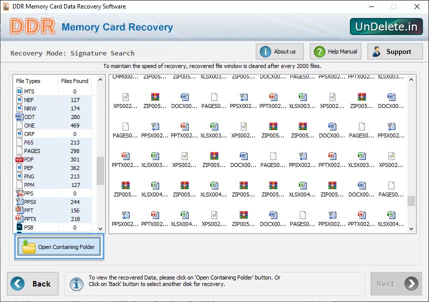 Open Containing Folder